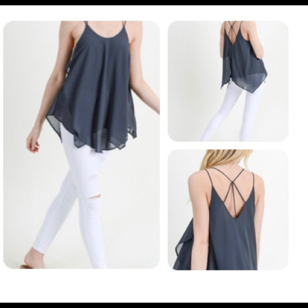 Doe & Rae Chiffon Tank